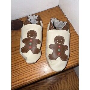 Robeez Christmas Gingerbread Walker Shoes